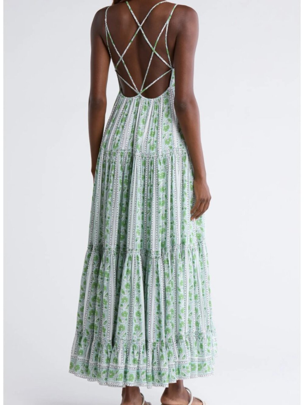 Alicia Bell Scarlett Tiered Cover-Up Maxi Dress